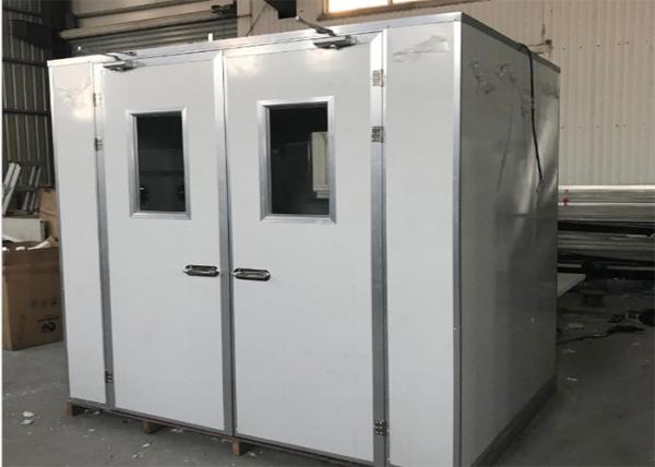 Anti Static Cleanroom Air Shower , Stainless Steel Single - Single Air Shower