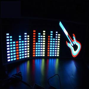 Quality sound activated equalizer el car sticker/ sticker for car/ car decoration sticker wholesale