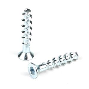 Quality Installation Carbon Steel White Zinc Plated Torx Countersunk Self Drilling Concrete Anchor Bolt Screws wholesale