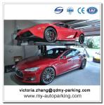 2500kgs/3200kgs Single Post Parking Lift for Home Garage Double Stacker