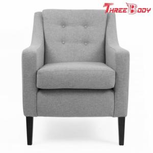 Quality Leisure Comfortable Living Room Chairs , Contemporary Upholstered Accent Chairs wholesale