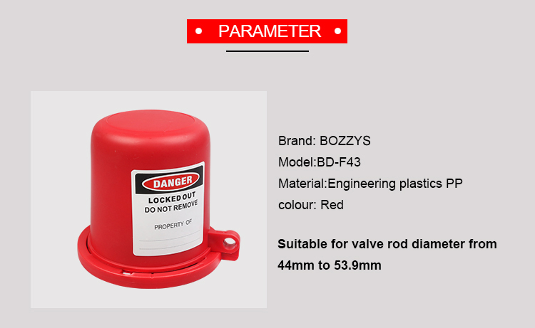 BOSHI Electrical Product Customized Color Plug Valve Lockout