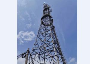 Three Legged Microwave Communication Tower Cellular Network Tower