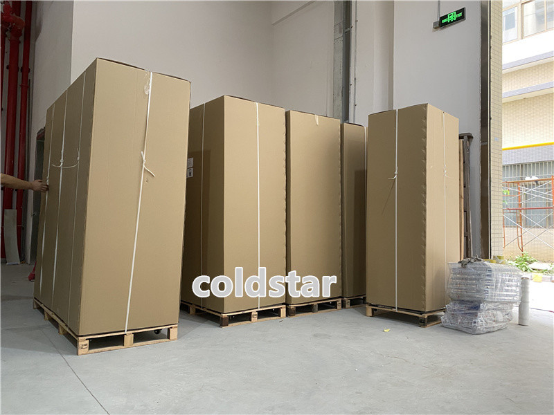 Supermarket Showcase Vertical Refrigerated Commercial Fridge Glass Door Showcase Display Cooler Refrigerator