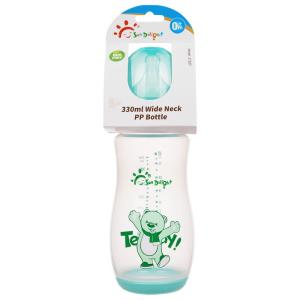 Quality Food Grade Wide Neck 12oz PP Baby Nipple Bottle wholesale