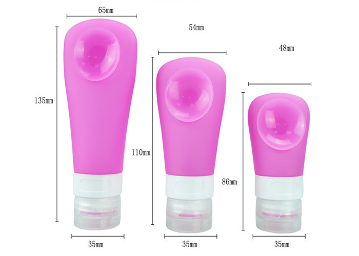 Small Refillable Shampoo Bottles , Personal Care Leak Proof Travel Containers
