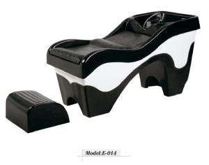 Quality fibreglass shampoo bed ,hair salon furniture manufacturer E-014 wholesale