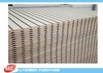 Laminated Melamine Finished Slatwall Display Stands Units MDF / 2400mm * 1200mm