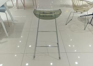 Quality Metal Frame Tall Bar Stool Chairs Transparent 42cm 80cm wholesale