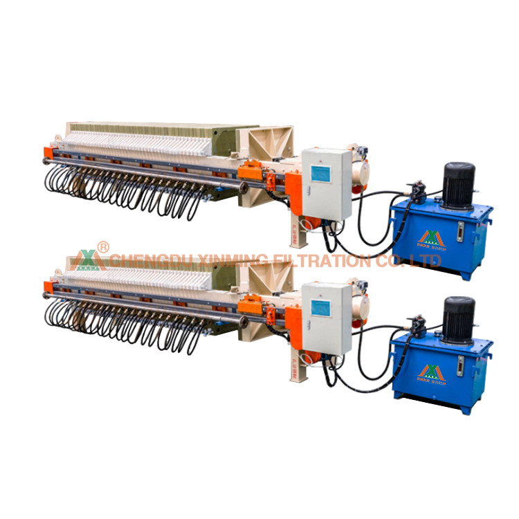 Fully Automatic Filter Press High Efficiency Dry Filter Residue Diaphragm Clay Slurries Filter Press