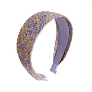 Quality Straw braid wide edge headband wholesale