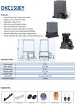 DKC1500Y Sliding Gate Operator Sliding Door Opener