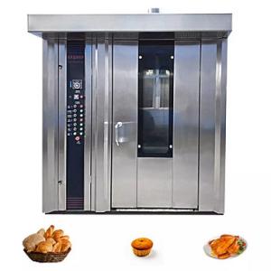 Quality Industrial 16 32 64 Trays Electric Rotary Oven For Bakery Bread Baking Three Phase wholesale