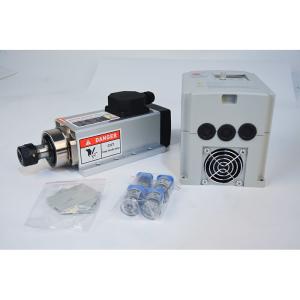 Quality ER20 Air Cooled CNC Spindle Motor Kit 4 Pcs Bearings 2.2kw With FL Inverter wholesale