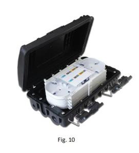 Quality Waterproof Yogel FTTH 96 Cores Fiber Optic Splice Closure wholesale