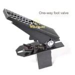 Iron Excavator Components Foot Control Black Double Pedal Valve