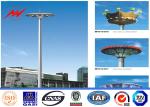 Q345 HDG 35M 48 Lamps Steel Square Light Poles 15 Years Warranty Time