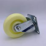 Swivel Plate White Nylon Wheel Caster 2.5 Inch