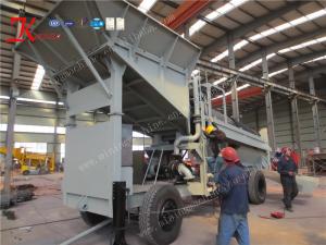 Quality Mine Equipment 75tph 150t/h Gold Trommel Wash Plant rotary drum scrubber wholesale
