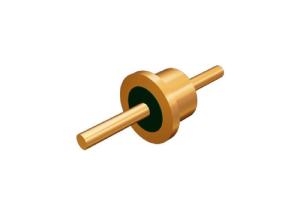 Quality Single Pin Straight Cut Glass To Metal Seal Kovar Alloy Connectors wholesale