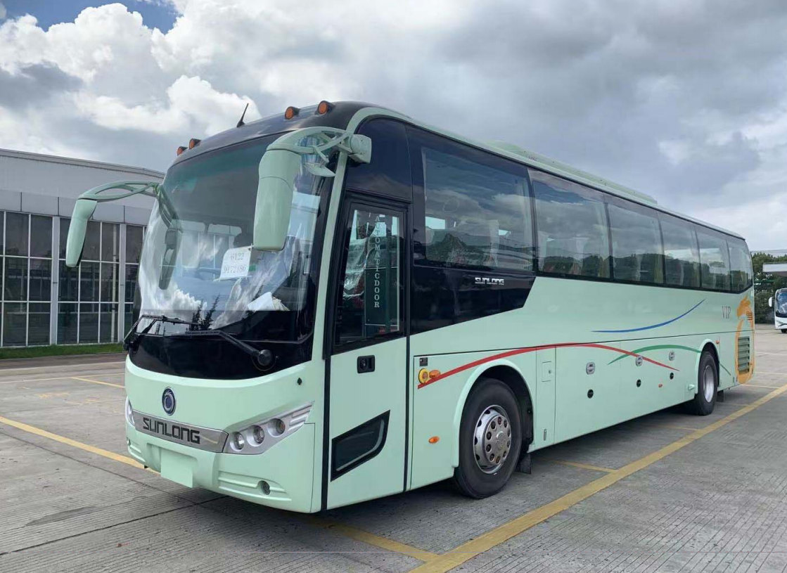 Manual Transmission Type 47 Seats RHD Bus with Shock Absorbers Suspension