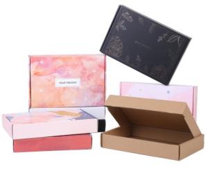 Quality 10mm CDR Pink Corrugated Mailer Boxes , Youfu Packaging Gift Boxes Kraft wholesale