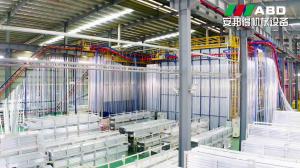 Quality Full Automatic Powder Coating Line machine ALuminum Profile Spray Booth wholesale