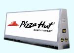 Ip65 Waterproof Taxi Led Display Sign With 3g / 4g Wireless Group Control