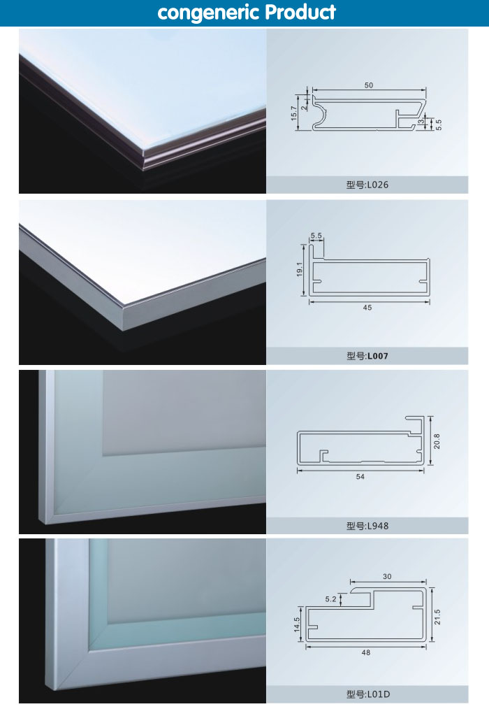 quality assurance manufacturer in China hot products to sale furniture fittings kitchen cabinet glass door frame