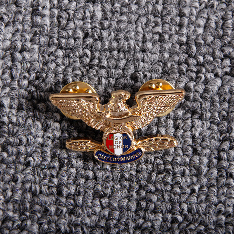 Customized Folk Art Style Lapel Pins for Member Identification in Organizations