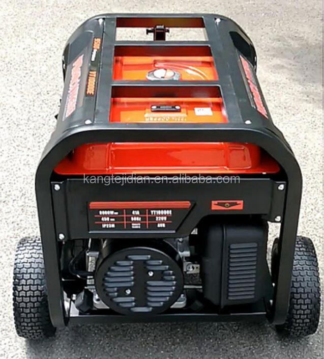 YT10000E 9KW Gasoline Generator Rated Voltage 220v/380 Rated Current 36A and Durable