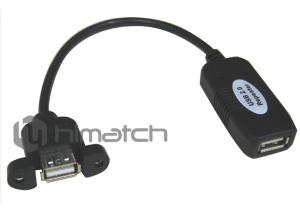 Quality Himatch High Speed USB 2.0 Cable / Panel Mount USB Extension Cable OEM Available wholesale