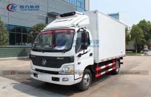 Quality 2 3 4T Foton Refrigerated Box Truck For Ice Cream Transport wholesale