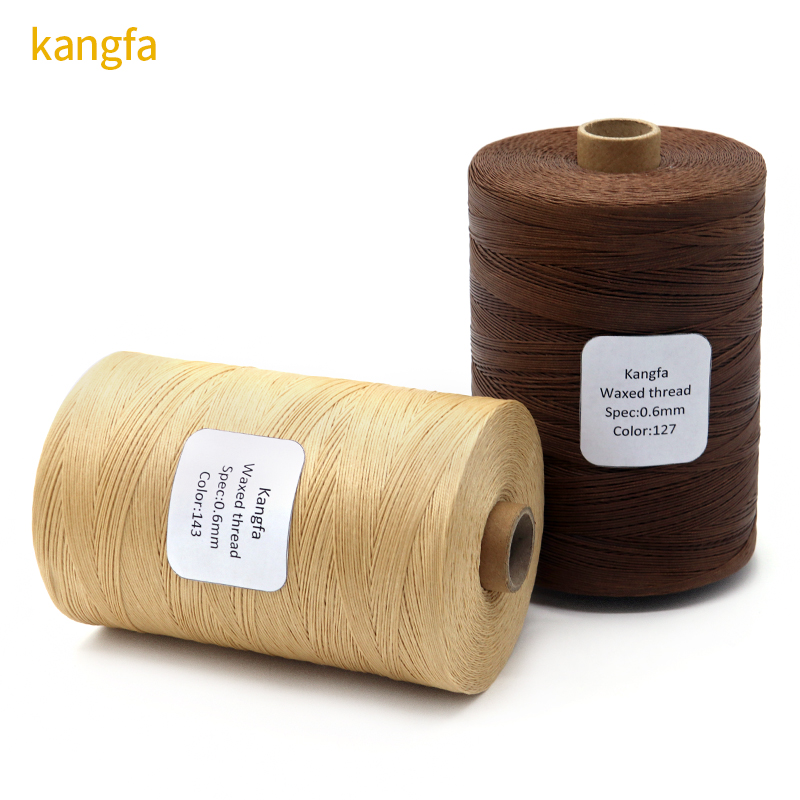 Leather Sewing Waxed Thread Practical 0.8mm Spun Yarn Type for Sofa Crafting Projects