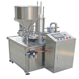 Quality Stainless Steel Yogurt Cup Filling Sealing Machine 3000-4000pcs/H Capacity wholesale