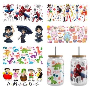 Quality Removable Decal UV DTF Cup Wrap Transfers Fade Resistant Waterproof wholesale