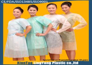 Quality Light Green Sterile Waterproof Surgical Gowns Non Woven Surgical Products wholesale