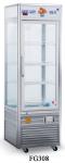 Single Temperature Refrigerated Cake Display Cabinets 308L Four - Sides Tempered