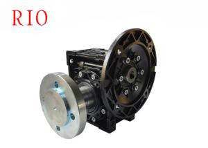 Quality Small Turbine Car Wash Gearbox , NMRV50 Worm Gearbox with Black Shell wholesale