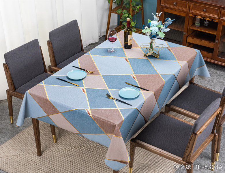 108 Inch 120 Inch Round Wedding Tablecloth Party PVC Flower Print Round Table Cover in Roll