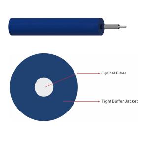 Quality GJJV Tight Buffered Fiber Fiber Optic Cable G652 wholesale
