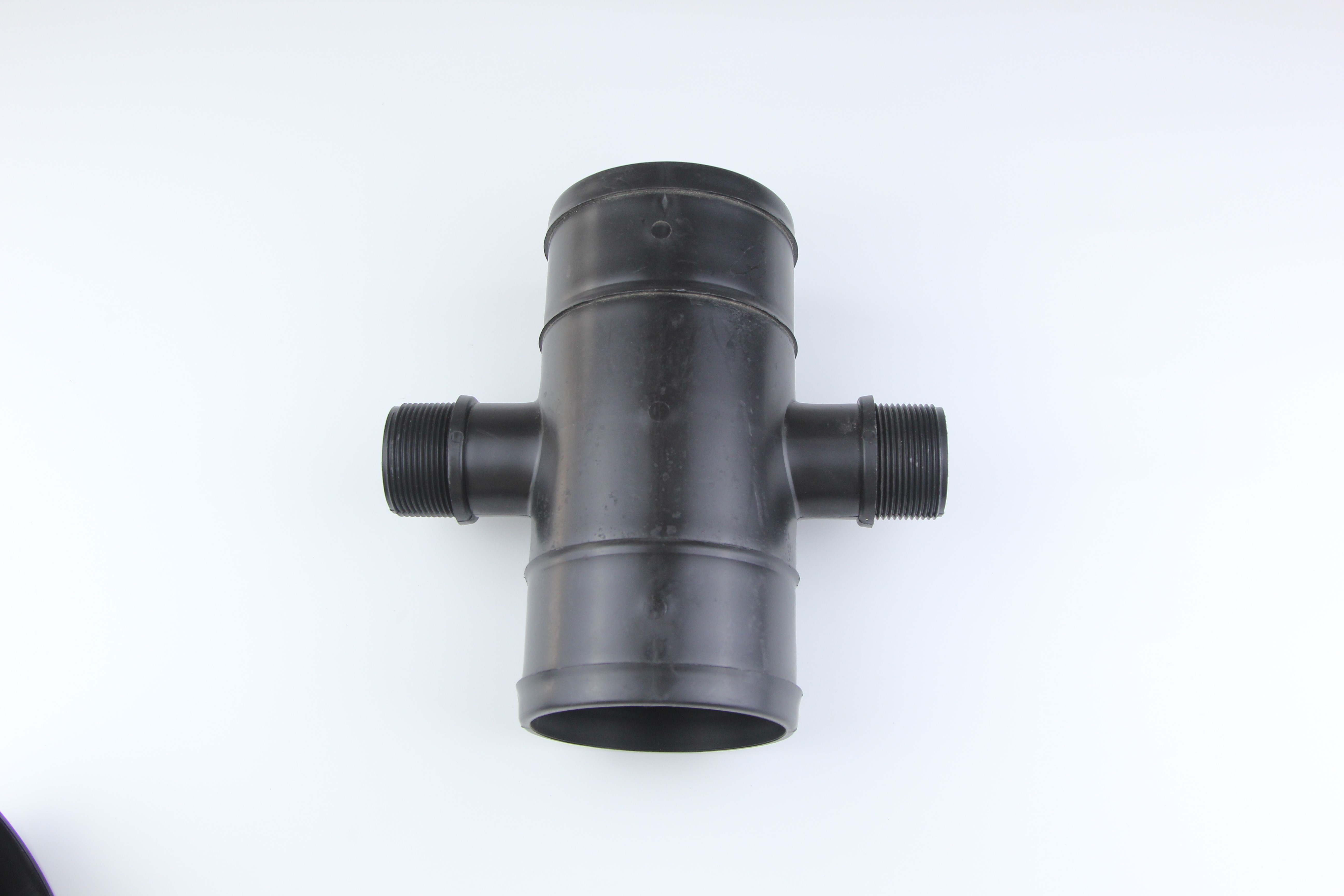 Polypropylene Irrigation Pipe Tee Drip Double Wire Four Way Agricultural