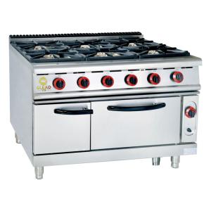 Quality Commercial Restaurant Gas Cooking Equipment Heavy Duty NG/LPG Range Stainless Steel 176kg wholesale