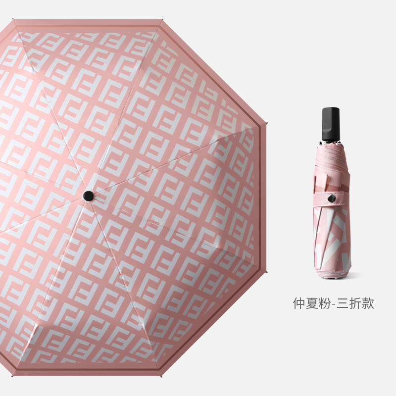 Mini UV Protection Ultra Light Compact Folding Umbrella Pongee Fabric