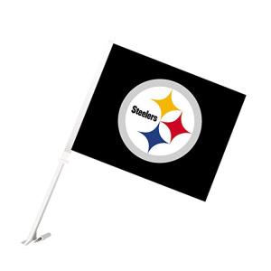 Quality Stee Flagolden car flags screen printed high quality wholesale