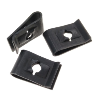 Black Oxide Steel Metal Clip Nuts 42HRC For Sheet Locking Fastener