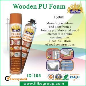 Quality 750ml Manual Pu Foam Insulation Spray / Seals For Bonding , Soundproofing wholesale