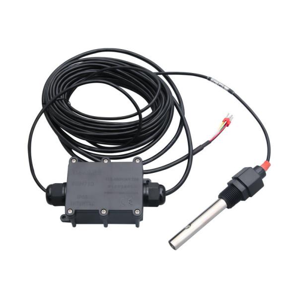 IP68 Grade Conductivity Stainless Steel EC Probe Sensor Transmitter 0-2V 4-20mA