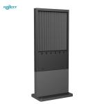 800-2500cd/M2 High Brightness Outdoor Digital Totem 55 Inch Aluminum Profile