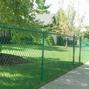 Quality 50ft Heavy Duty Galvanised Chain Link Fencing Wean Powder Coating wholesale